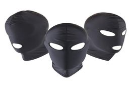 Adult Bondage Fetish Mask Hood Tighten Breathable Open Mouth Eye Mask BDSM Cosplay Sex Toys Erotic Headgear Mask Man Unisex3192873