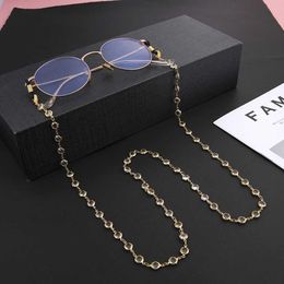 Eyeglasses chains Skyrim Elegant Clear Zicron Crystal Beaded Lanyand for Glasses Sunglassess Chain Eyeglasses Strap Rope Eyewear Cord Accessories