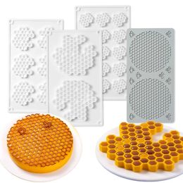 Moulds Honeycomb Silicone Cake Lace Mold Chocolate Mould DIY French Pastry Lace Decoration Mesh Mousse Cake Mold kitchen Baking Tool
