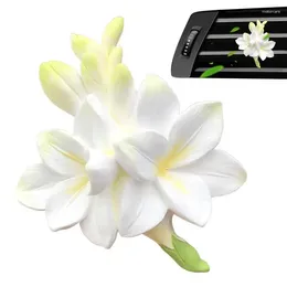 Car Oil Diffusers Freesia Flowers Mini Beautiful Flower Diffuser Cute Air Freshener Auto Supply