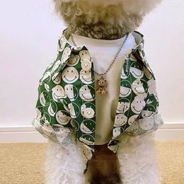 Dog Apparel Pet Spring And Summer Thin Shirt Cat Home Teddy Bichon Schnauzer Clothes Puppy Kitty