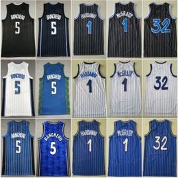 Basketball Paolo Banchero Jerseys 5 Man City Earned Tracy McGrady Penny Hardaway 1 Vintage Retro Embroidery