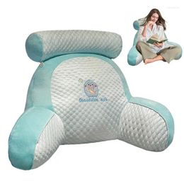 Pillow Reading With Multifunctional Arms Comfortable Sofa Bedside Back For Using Laptop Watching Tv Lounging