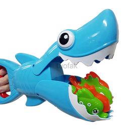 Bath Toys Shark Grabber Fish Baby Bathtub Bath Toys Toddler Interactive Swiming Pool Fishing Tool Outdoor Beach Water Toy Gifts for Boy d240507