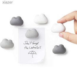 Fridge Magnets 6-piece set of cute cloud freezer magnets refrigerators magnetic photo information stickers WX