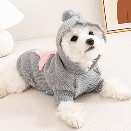 Sweaters Hoodie Sweater Dog Clothes Autumn Winter Warm Clothing Hooded Pet Items for Small Medium Dogs Cat Puppy Chihuahua Free Shipping