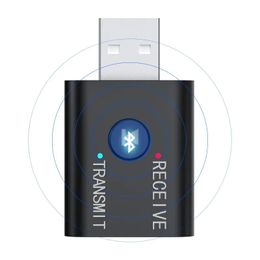 NEW 2 In1 USB Wireless Bluetooth Adapter 5.0 Transmiter Bluetooth for Computer TV Laptop Speaker Headset Adapter Bluetooth Receiverfor USB Bluetooth transmitter