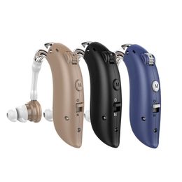 Factory direct hearing aid accessories for the elderly behind the ears rechargeable noise reduction sound amplifier.