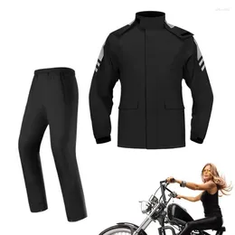Raincoats Motorcycle Raincoat Suit Rider Waterproof Coat Pants Biker Protective Jacket Breathable Rain