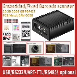 Scanners Embedded Barcode Scanner Module BarCode Reader code fixed Mounted QR Code Engine Module 1D/2D/DPM CODE USB/TTL UART/RS232/RS485