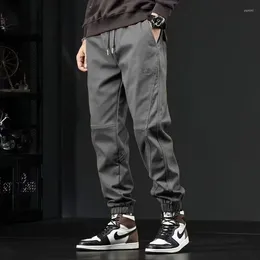 Men's Pants Overalls Autumn Loose-fitting Foot-binding Fashion Brand Trousers Boys'