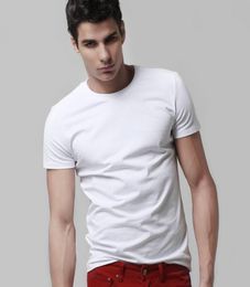 new slim black white t shirts slim fit short sleeve men tshirt 6 size sxxxl8227471