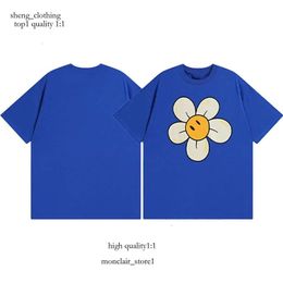 Draw Shirt Brand Designer T Shirt Summer Draws Shirt T Shirt Smiley Face Letter Print Graphic Loose Casual T Man Woman Couple High Street Luxury 4006 3774 1475