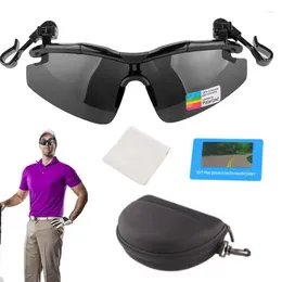 Outdoor Eyewear Polarised Fishing Glasses Hat Visors Sport Clips Caps Clip On Sunglasses For Biking Hiking Golf