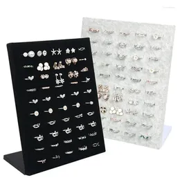 Jewelry Pouches Soft Velvet Display Case Ring Earrings Bracelet Organization Stand Board Box Plate Gifts For Women Storage Containers
