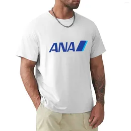 Men's Polos All Nippon Airways Logo T-Shirt For A Boy Heavyweights Mens Clothing