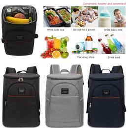 20L Thermal Backpack Waterproof Thickened Cooler Bag Large Insulated Shoulder Picnic 240422