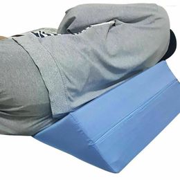 Pillow 50X25X15cm Large Reflux Foam Bed Wedge Lying On Side Leg Back Lumbar Support S