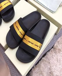 Off Blackand White White Summer Sandals Slippers Men Women Beach Shoes Home Slippers Arrow Logo Fashion Casals Slippers 6394767