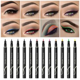 Eyeliner 12 Colours Liquid Eyeliner Pencil Waterproof Colourful Eye Liner Pen Highlight Neon Colourful Long Lasting Eyes Makeup Cosmetic