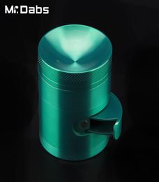 DHL 4 parts concave grinder Metal Zicn Alloy Grinder Smoking accessories Mix Color Spice Mini Crusher Herb Grinders at mr dabs7848825