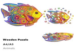 Sea Wooden Jigsaw Puzzles Animal Shape Jigsaw Pieces Gift for Adults and Kids Inspiring Wooden Puzzles Toys A47065073