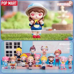 Blind box Mart Bunny School Series Mystery Box 1PC/12PC Blind Box Action Figure Mysterious T240506