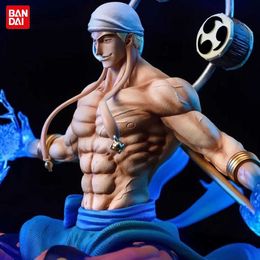 Action Toy Figures One Piece Figures Enel Action Figure Double Head Statue Anime PVC Figurine Model Collection Doll Ornaments Toys Gifts