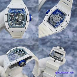 Male RM Wrist Watch Rm030 Ao Global Limited 50 Pieces White Ceramic Material Automatic Mechanical Mens Watch Movable Storage