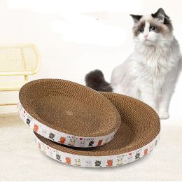 Scratchers Cat Scratching Board Bowl Shape Reversible Cardboard Scratching Board Cat Scratching Mat For Home Entertainment Household