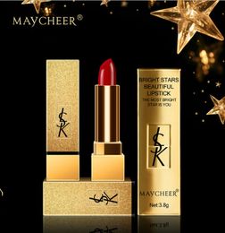 Whole new arrival 6pcs of makeup maycheer Stars lipstick bite lips moisturizing skin lasting moist colorful8723870