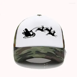 Ball Caps Santa Claus Is Coming Baseball Cap Men And Women Summer Sun Beach Visor Hats