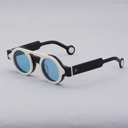Sunglasses Personalized Vintage Retro Acetate Frame Designer Style Prescription Glasses For Men Women UV400