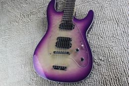 Guitar Classic Electric Guitar, ERN Purple Guitar, Quilted Maple Top,Specially Bridge, Acrylic Pickups, Chrome Button