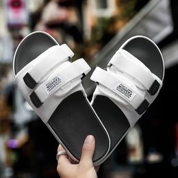 Summer Men Sandals Home Women Fashion Casual Thick Bottom Slippers 2023 Outdoor Trendy Burkane Shoes Couple Large Size 36 240420