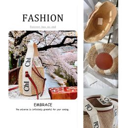 Popular Luxury Woody Bucket Bag Womens Colour Shopping Designer The Tote Bags Straw Clutch Crossbody Shoulder Handbag Waterproof Basket Luxurys Girls Briefcase