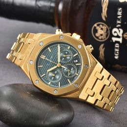 Audemar Watch Wristwatches Men Lady Watches Classics Wrist Watche Quality Quartz Movement Modern Sports Watche Automatic Date 41mm Chronograph Watch Bracele 1267
