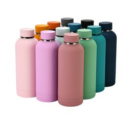 304 Stainless Steel Vacuum Flask Outdoor Sports Water Bottles Frosted Portable WaterBottle Rainbow Colour Tumblers WLL8841111095