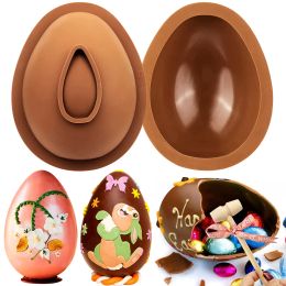 Moulds Easter Egg Silicone Moulds 3D Dinosaur Breakable Eggs Chocolate Mousse Cake Dessert Baking Mould Cooking Decorative Accessories