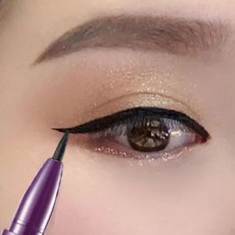 Eyeliner Matte Eyeliner Pen Makeup Waterproof Long Lasting Quickly Drying Smooth Ultrathin Black Liquid Eyeliner Pencil Women Cosmetics