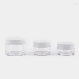 Storage Bottles YUXI Transparent Sample Plastic Face Cream Sub Packaging Thickened Frosted Lotion Jars