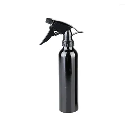 Storage Bottles 250ML Black Aluminium Alloy Spray Bottle Empty Salon Water Sprayer Refillable Plant Multifunctional