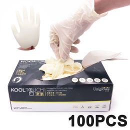 Gloves 100 Pcs Nitrile Disposable Gloves Touch screen Powder Free Rubber Latex Exam Gloves Non Sterile Ambidextrous Comfortable Gloves