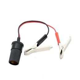 Upgrade Car Load Large Socket Extension Battery Clip Cigarette Lighter Base Electric Charging Power Cord Baseus