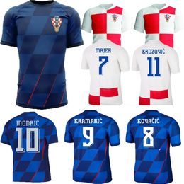 2024 2025 Croacia MODRIC soccer jerseys national MANDZUKIC PERISIC KALINIC 24 25 Croatia football shirt KOVACIC Rakitic Kramaric Men uniforms