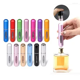 Storage Bottles Perfume Refill Bottle Candy Colour 5ml Liquid Sub-Bottling Fine Mist Spray Mini Containers Atomizer Travel Portable