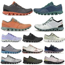 Trainer Running Shoes Cloud X 3 1 Man Woman Sneaker One Clouds OC Cloudy X3 X1 Olive Reseda Orange Sea Green White Run Tennis Size 5 - 12 Free Ship