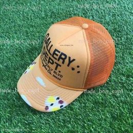 Gallerys Dept Hat Ball Caps Designer Dept Hat Ball Capsamerican Letter Gp Graffiti Mesh Truck Driver High Profile Trendy Baseball Cap Blue Fashion 176