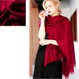 Scarves Solid Color Hijab Scarf Women Breathable Cotton Lady Shawls And Wraps Head Neck Bandana Beach Strip 95-195CM