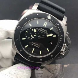 Fashion luxury Penarrei watch designer New Lumino PAM00389 Automatic Mechanical Titanium Metal Mens Watch with a of